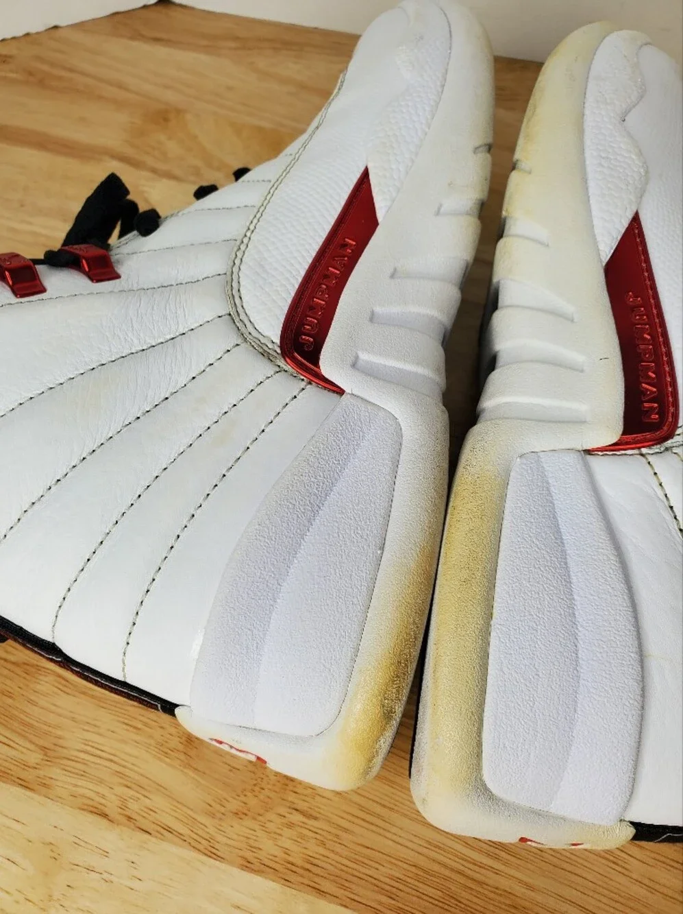 Air Jordan 12 Retro Twist Sneakers Mens 11 White Red CT8013-106
